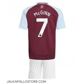 Aston Villa John McGinn #7 Kotipaita Lapsille 2024-25 Lyhythihainen (+ shortsit)